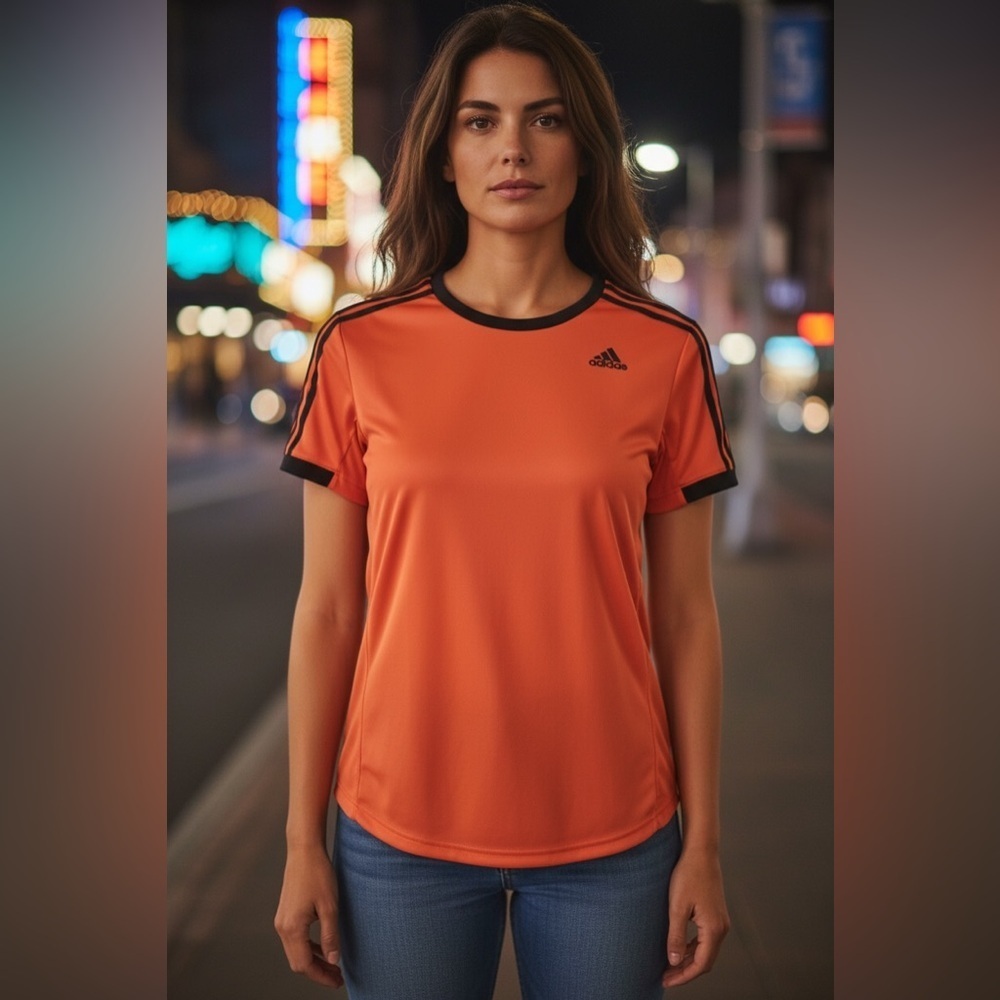 Adidas running Climacool Supernova Tangerine Top.